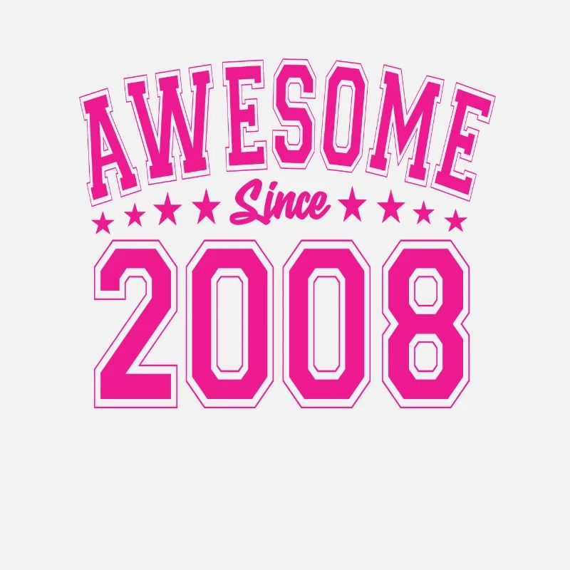 Awesome Since 2008 Geburtstag 2008 Vintage 2008