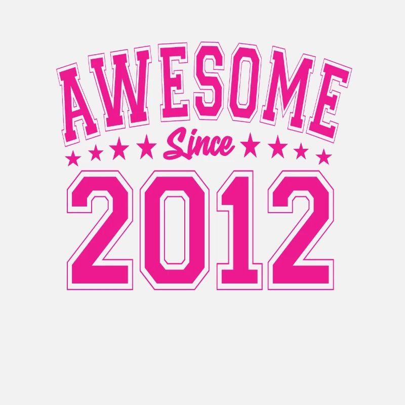 Awesome Since 2012 Geburtstag 2012 Vintage 2012