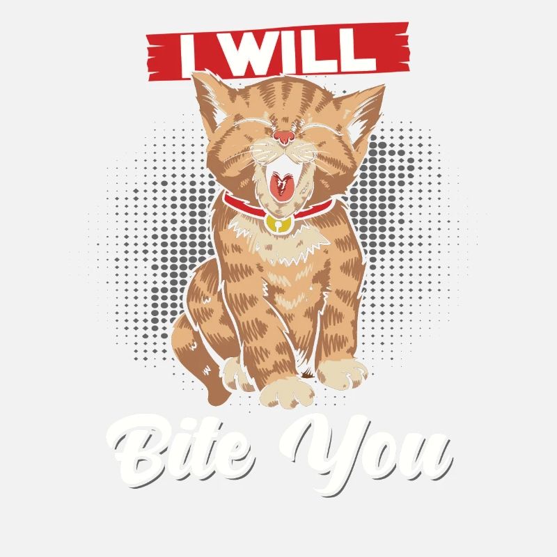 Katze Ich will dich beißen
