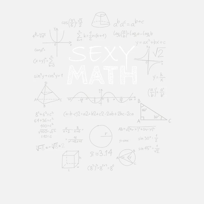 Sexy Math Professeur Math, Cadeau, Tableau noir