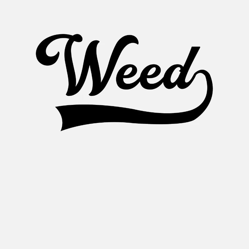 Weed lettering