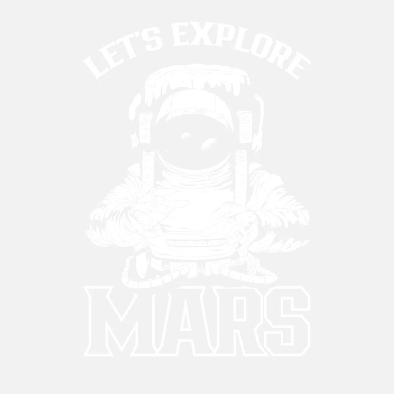 Explorons l’astronaute de Mars Space Planet