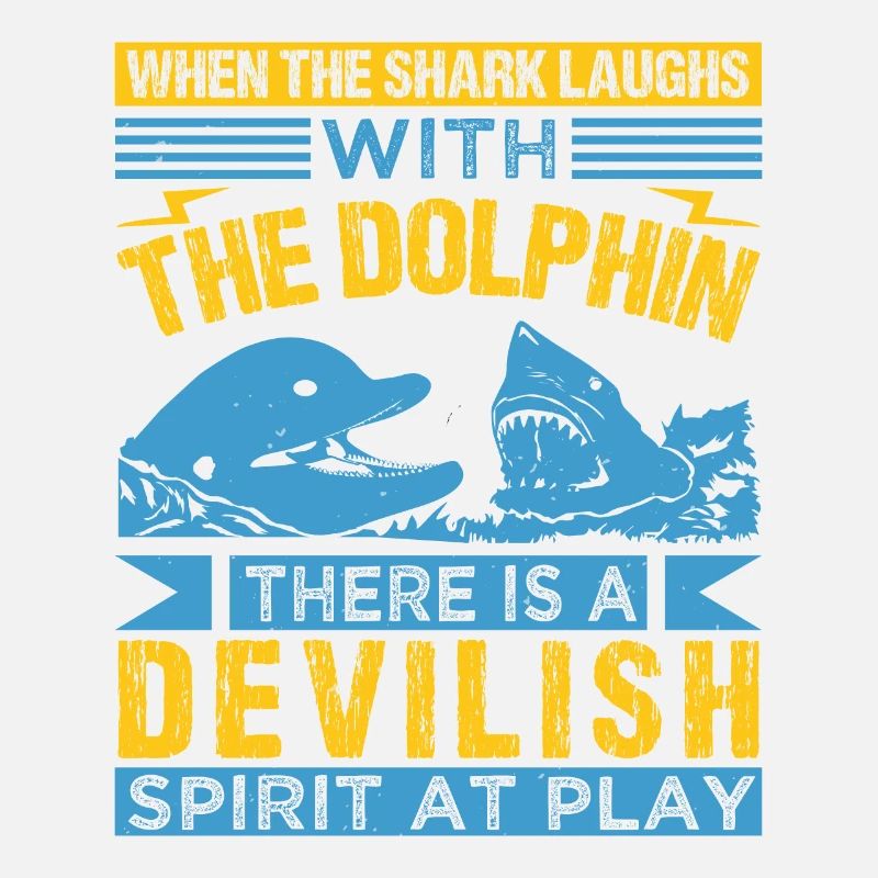 QUAND LE REQUIN RIT AVEC LES DAUPHINS, IL Y A UN