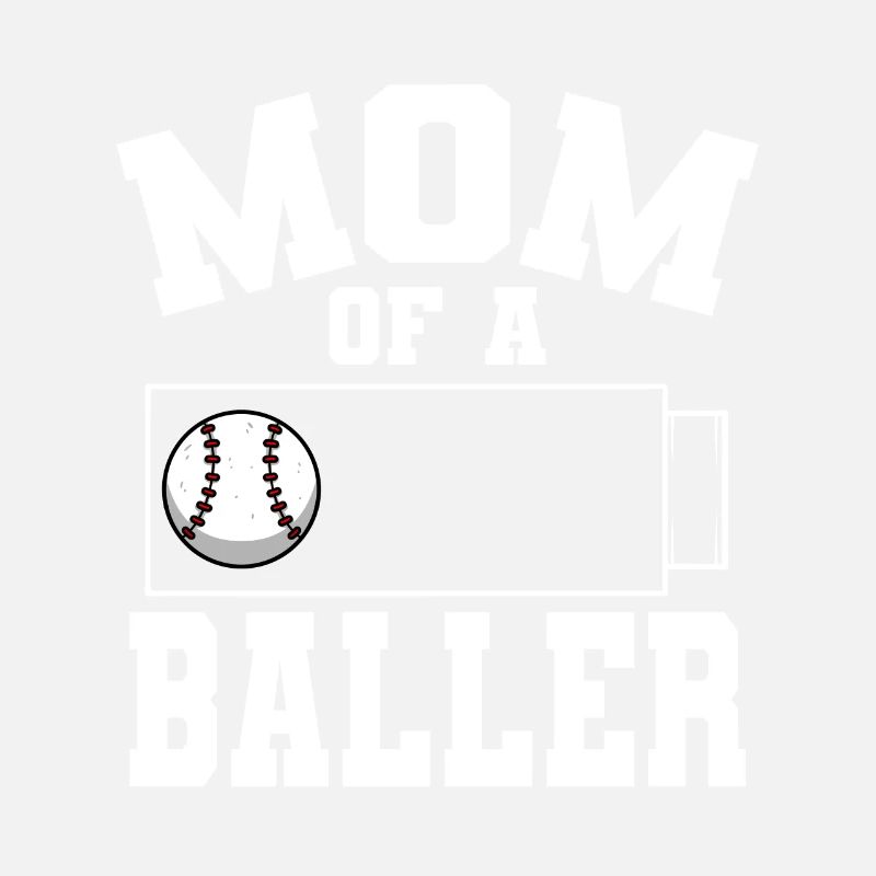 Baseball Mama einer Baller Softball Mama