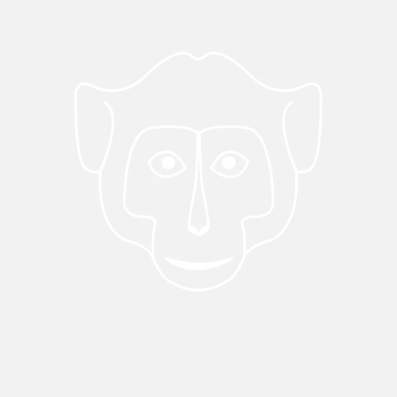 Dessin de visage de singe