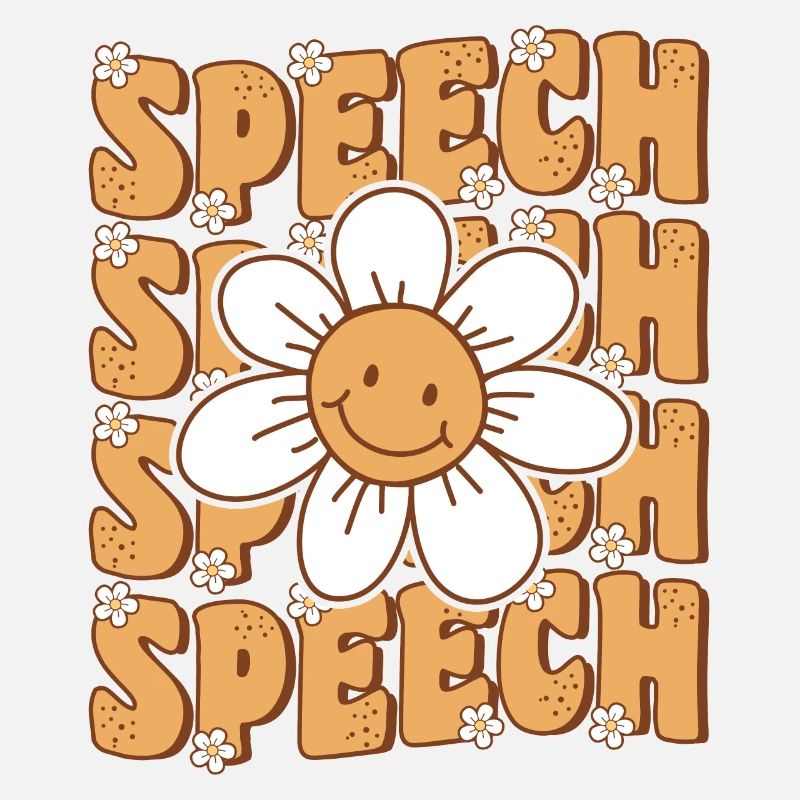 Groovy Retro Sprache Sprache Pathologe Sprache