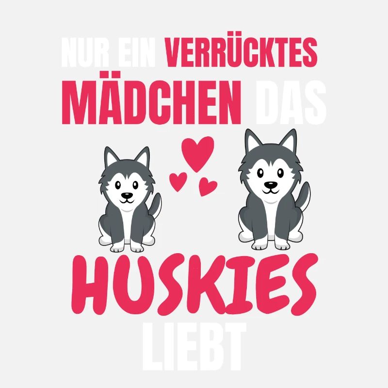 Haustier Hunde Mädchen Lustiges Geschenk Husky