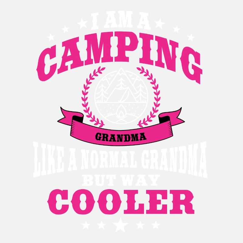 Lustige Camping Oma