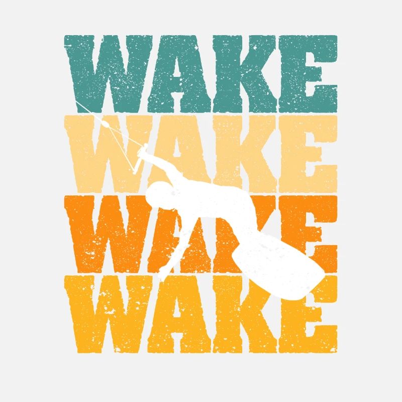 Retro Wakeboard Vintage Wake Boarding Wassersport