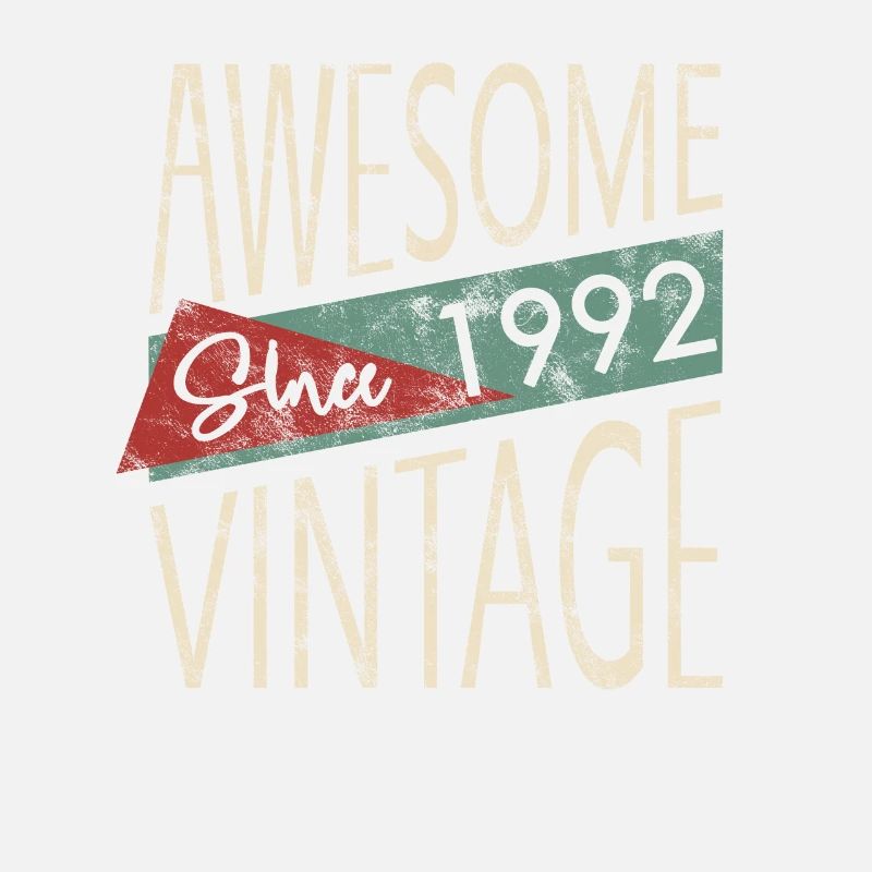 Awesome Since 1992 Retro Vintage Design
