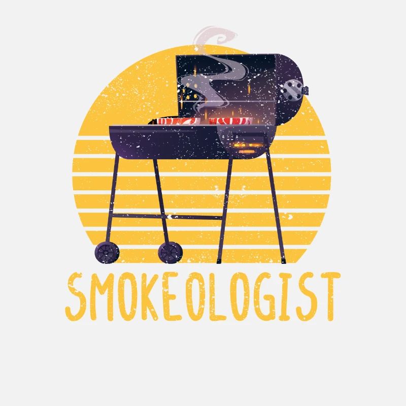 Smokeologist Funny Grillmaster BBQ Lover Smoker