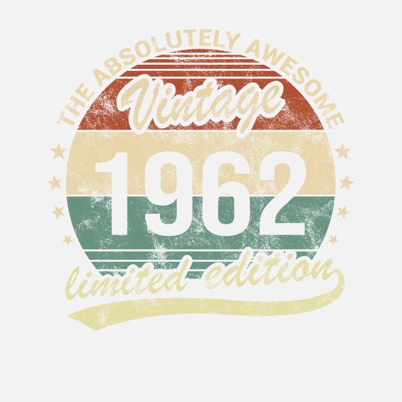 Awesome Since Vintage 1962 Retro Geburtstag Design