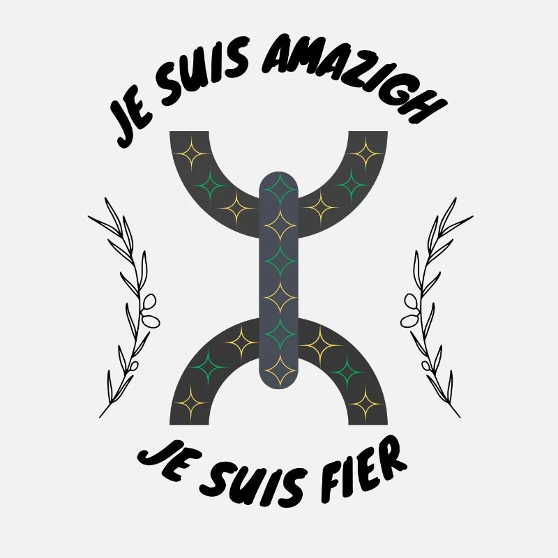 Premium Kapuzenpullover Frau Ich bin Amazigh
