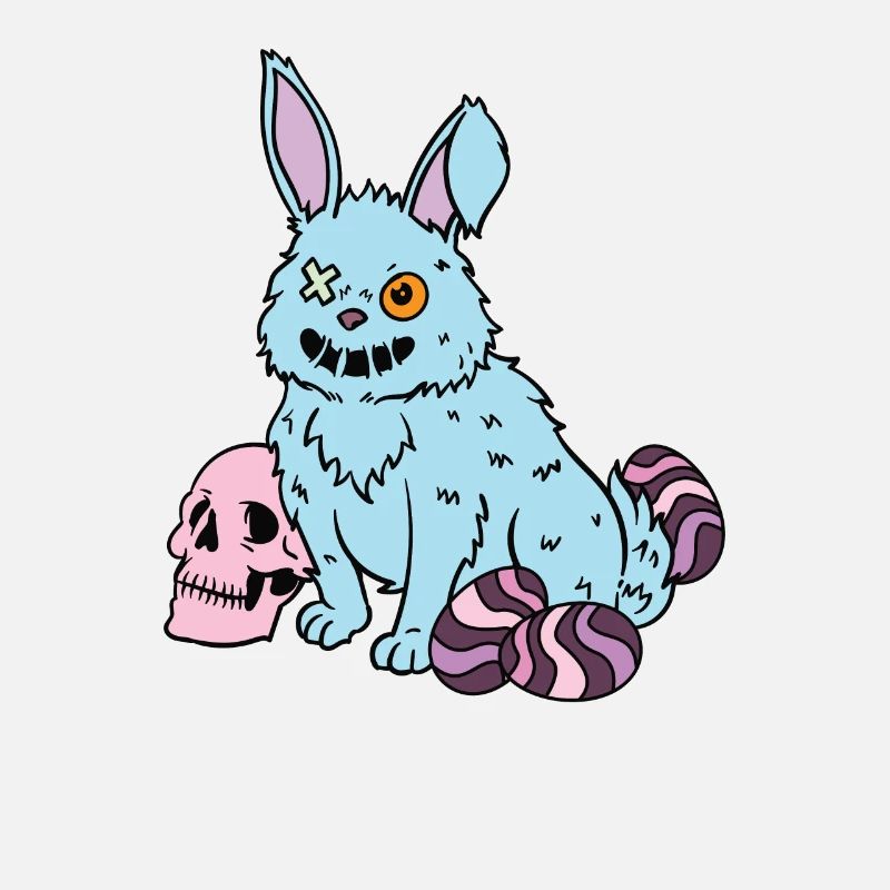 Gothic Rabbit Gothic Rabbit Gothic Easter Emo Goth