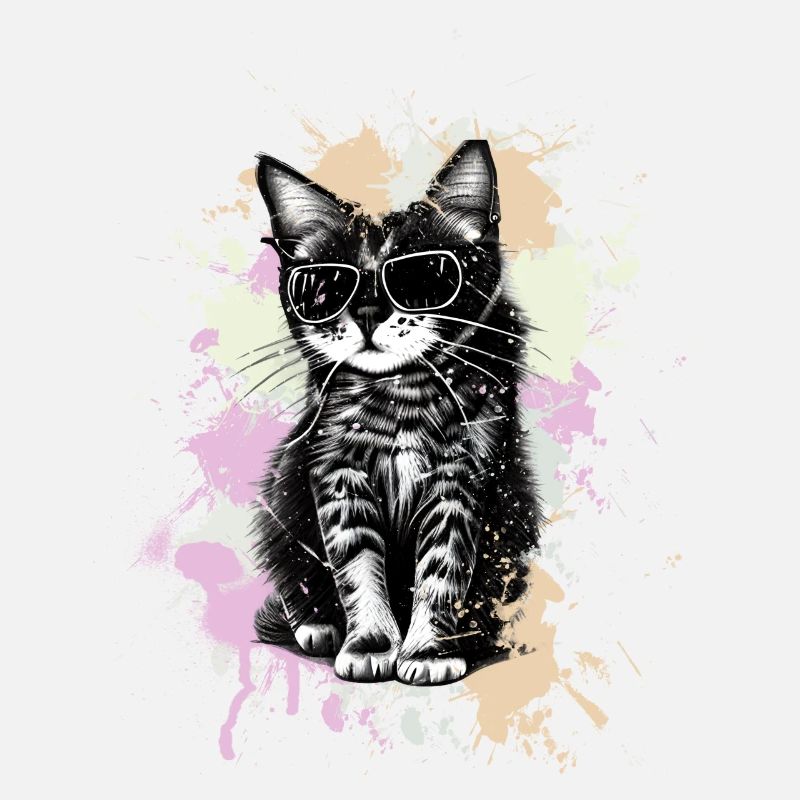 Coole Katze Mit Sonnenbrille