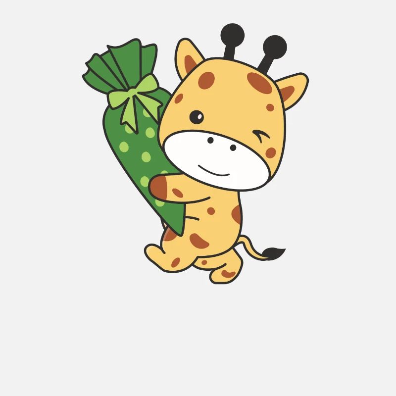 Bye bye Kindergarten Hello School Girafe
