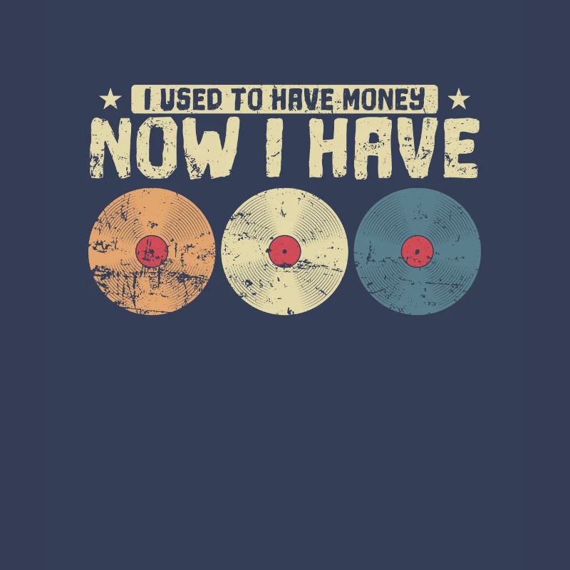 J’avais de l’argent maintenant j’ai des vinyles