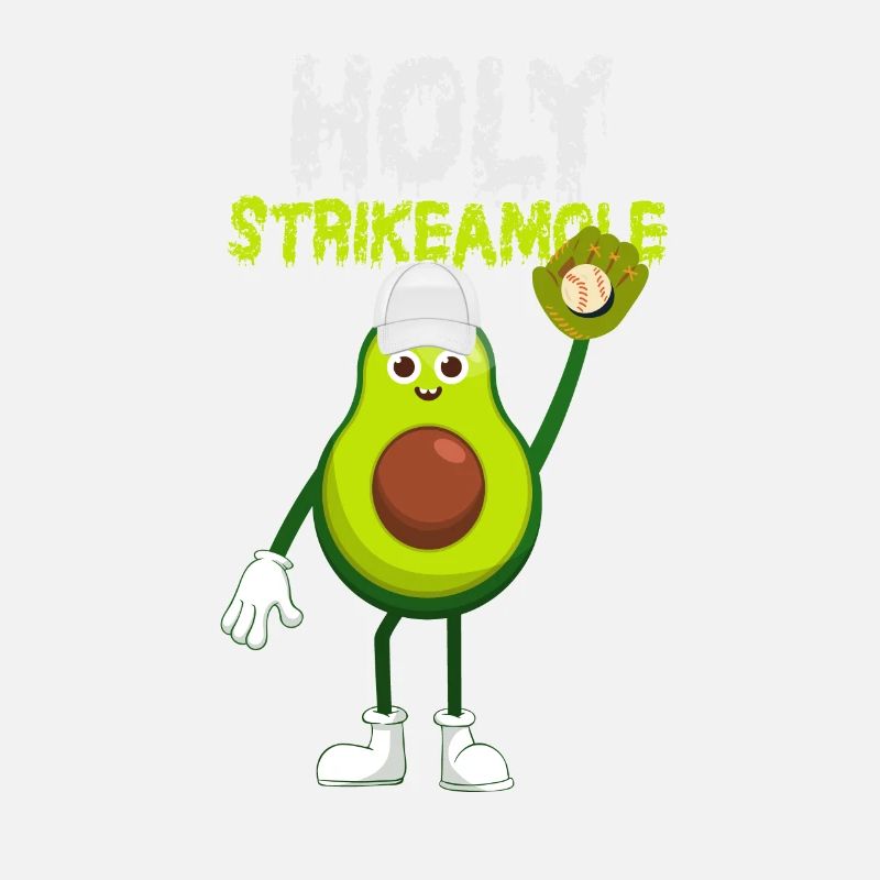 Holy Strikeamole Baseball Softball Avocat
