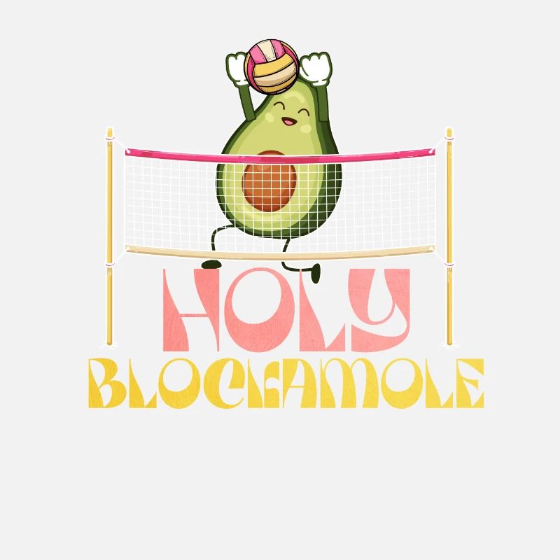 Heilige Blockamole Volleyball Avocado