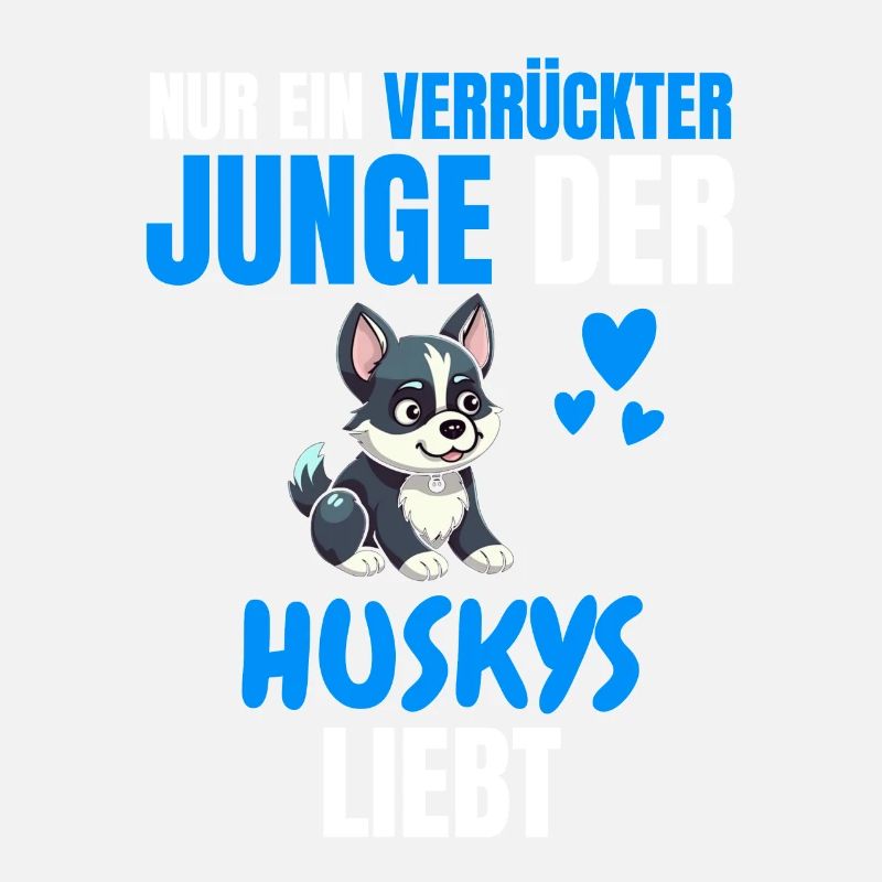 Husky Hundehalter Hunde Jungs Geschenk Husky