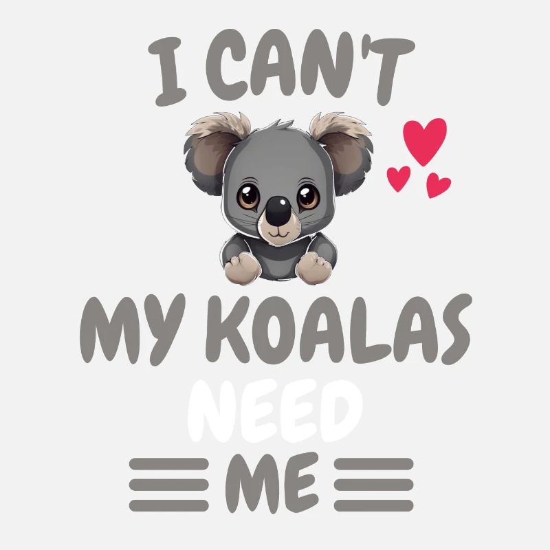 Ich kann nicht Australien Tier Geschenk Koala