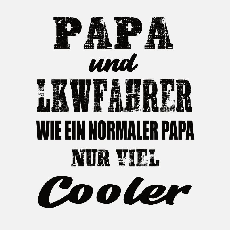 Papa und Lkwfahrer