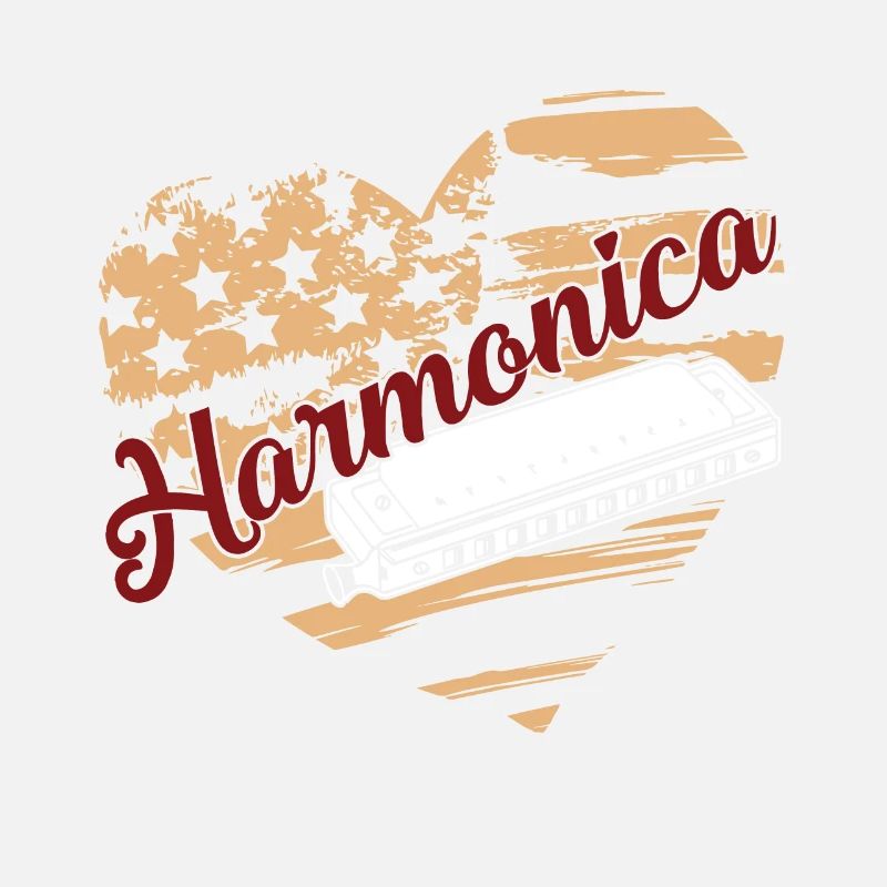 Harmonica Harmonica Flag
