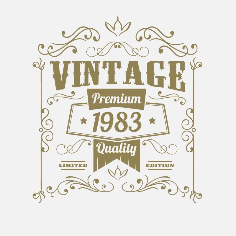 Vintage 1983 Geburtstag Sprüche