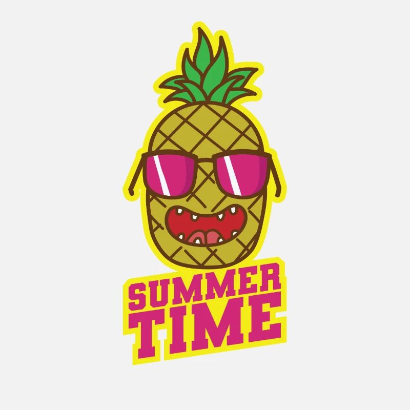 Summer Time Pineapple Tropical Sweet Fruit