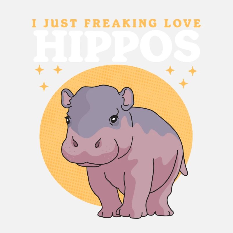 Hippo Baby Hippos Hippos Gift