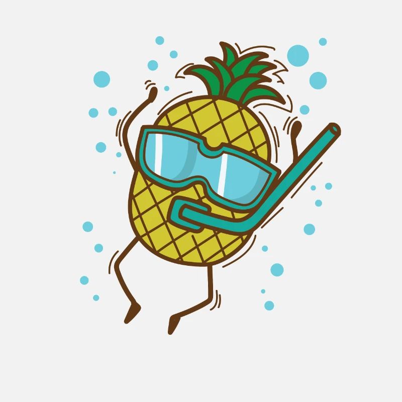 Pineapple Dips Tropical Sweet Fruit