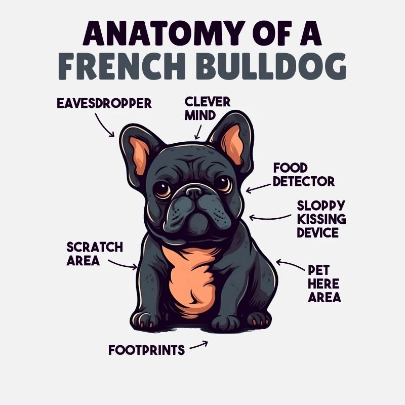Explication du chien Anatomie d’un bouledogue français