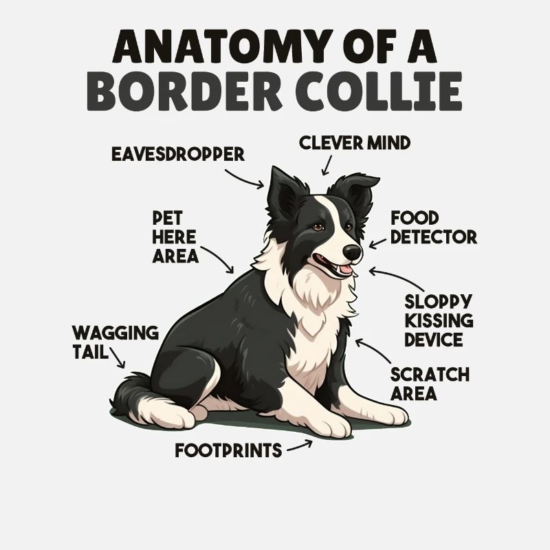 Explication du chien Anatomie d’un Border Collie