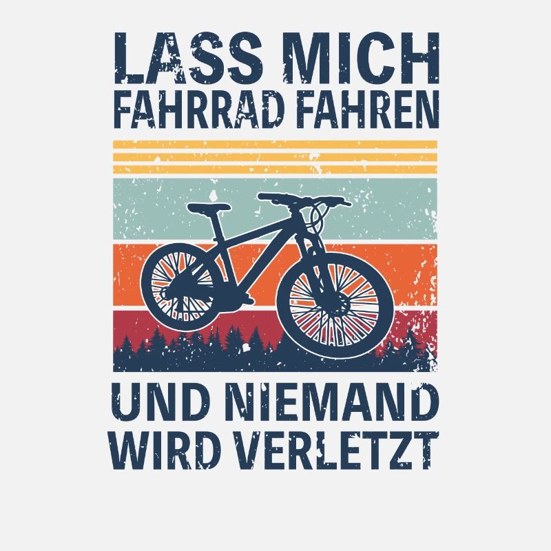 Fahrrad Retro lustiger Spruch Radfahrer