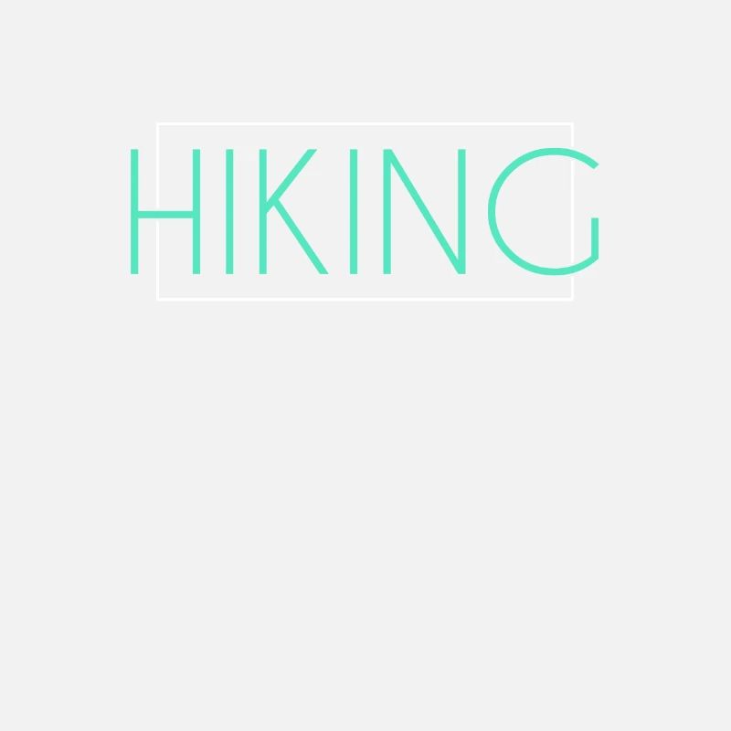 Hiking lettering