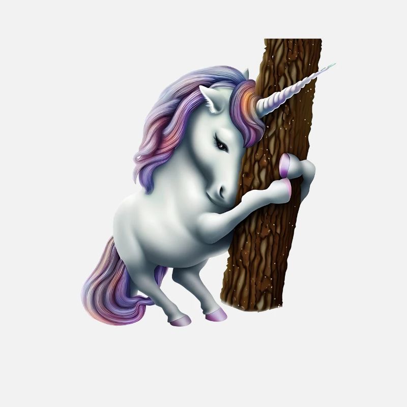 Licorne étreignant l’arbre