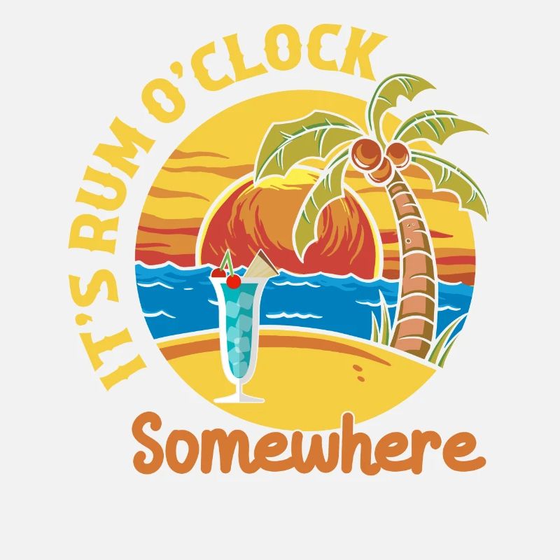 C’est Rum O’clock quelque part boire de l’alcool