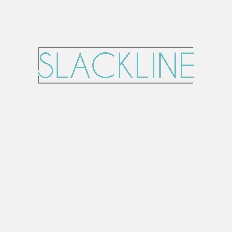 Slackline lettering
