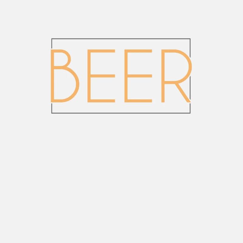 Bier Schriftzug
