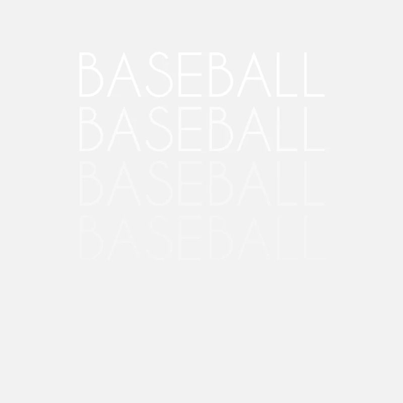 Baseball lettering