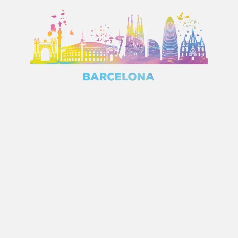 Barcelonische Skyline Barcelona