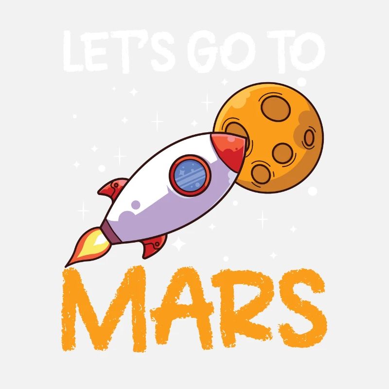 Allons à Mars Astronaut Planet Space