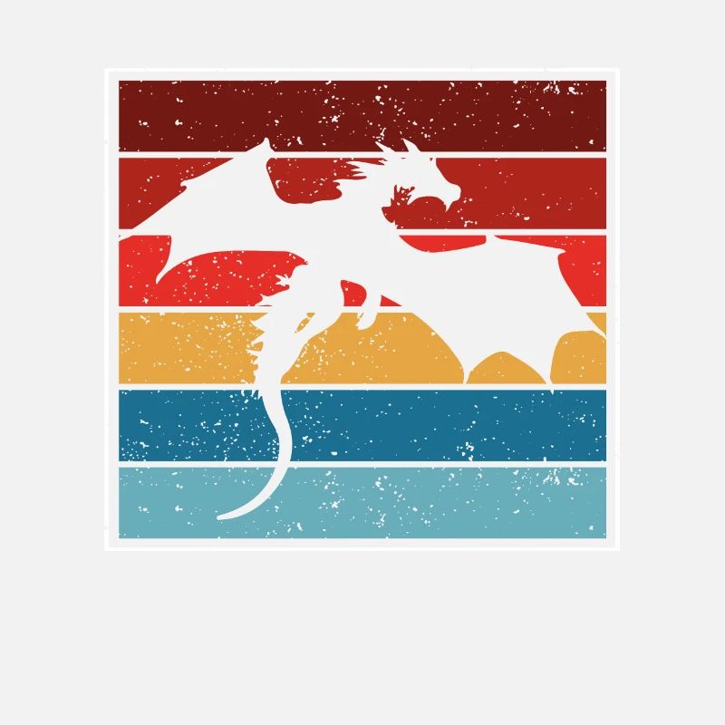 Drachen-silhouette