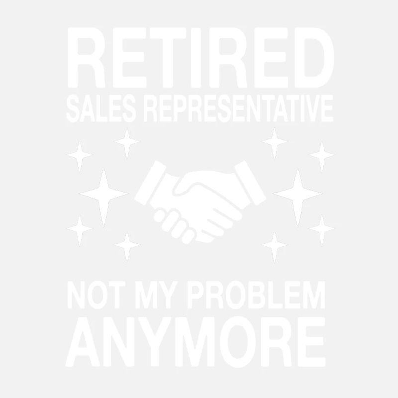 Conception de représentant des ventes à la retraite