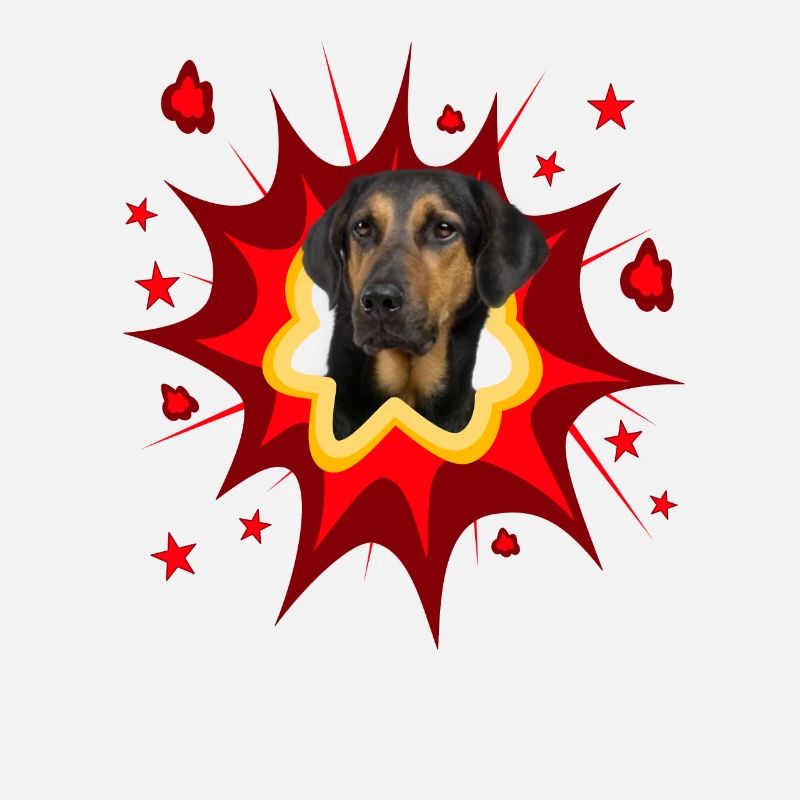 Conception de chien comique - Pow - Beauceron