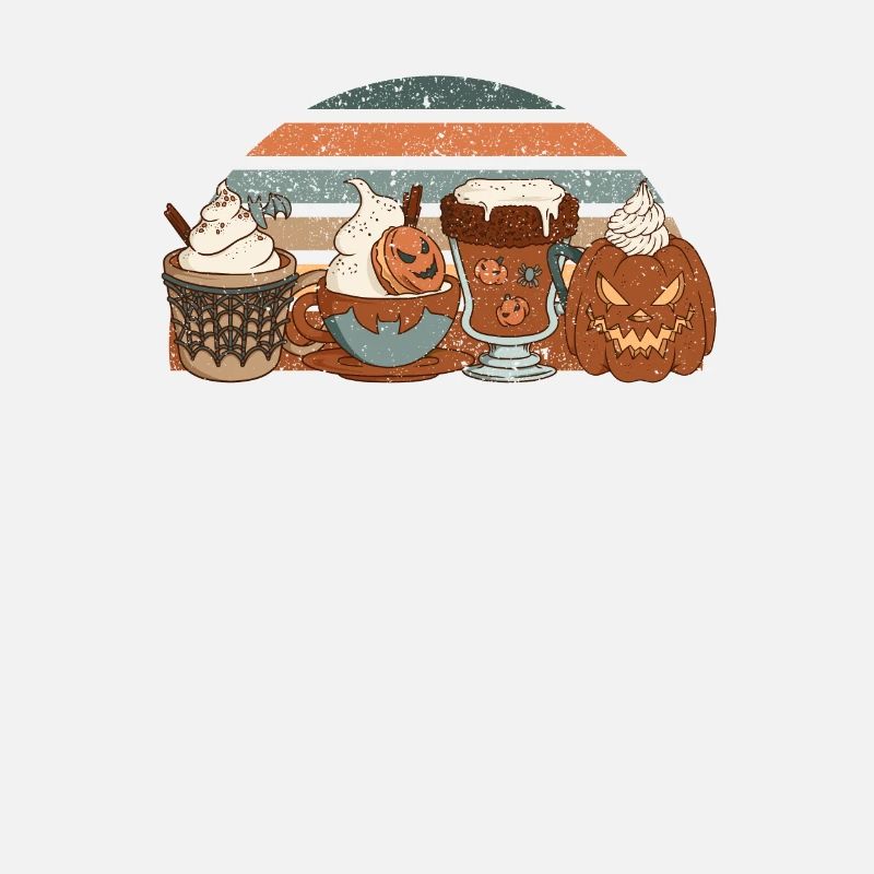 Horror Herbst Kaffee Pumpkin Spice Latte Iced