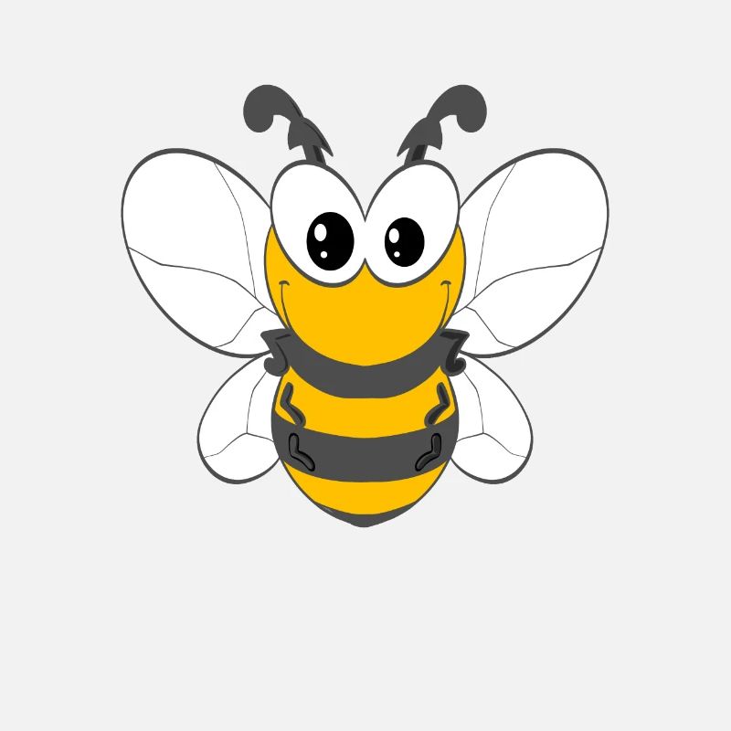 Abeille mignonne guêpe bourdon