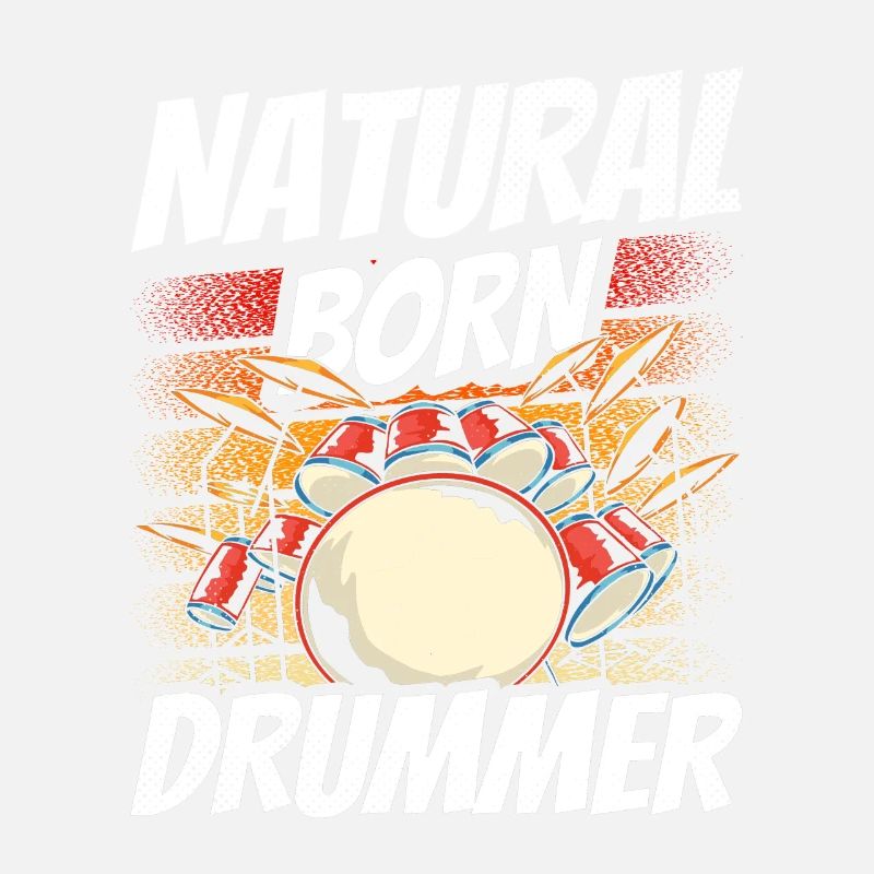Un batteur né, batteur, batteur, kit de batterie
