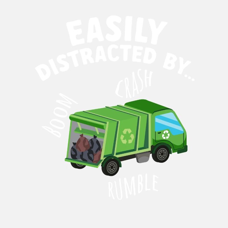 Garbage trucks, garbage day, garbage collection