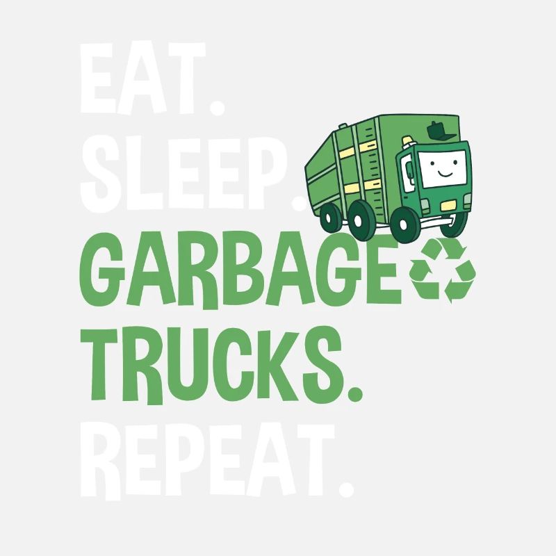 Garbage trucks, garbage day, garbage collection